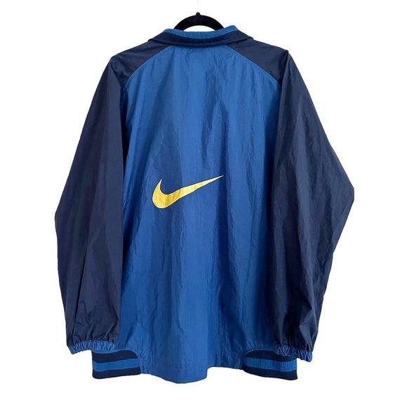 VINTAGE Mens Y2K 90s Nylon Windbreaker Jacket XL - Picture 2 of 3